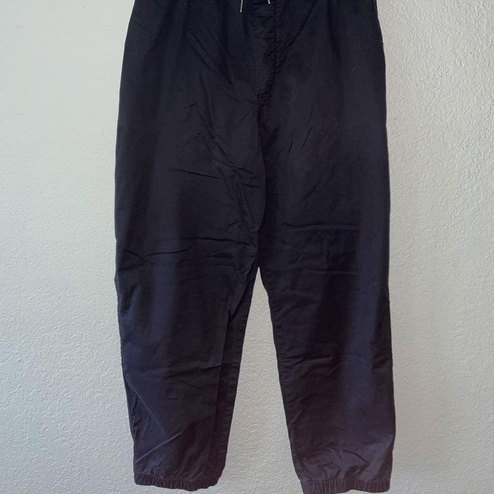 GAP New/Unworn Black twill joggers. XXL.